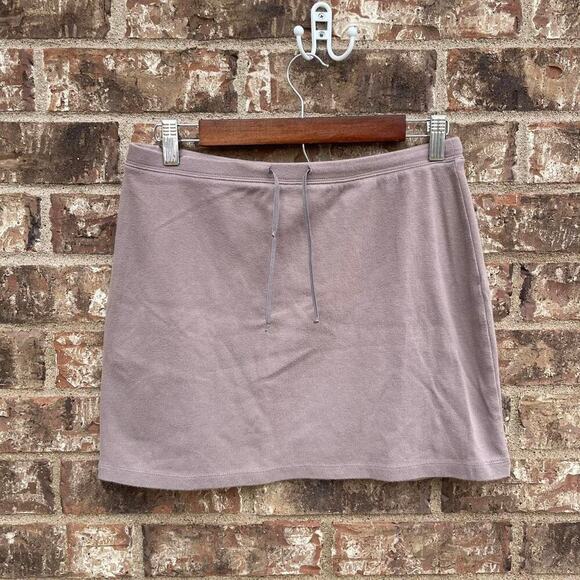 Vintage Y2K Express Women’s M Drawstring Mini Sporty Track Skirt Slip On‎ - Picture 1 of 5